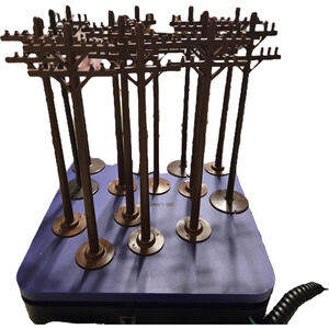 Lionel O Gauge Assorted Telephone Poles Set of 14